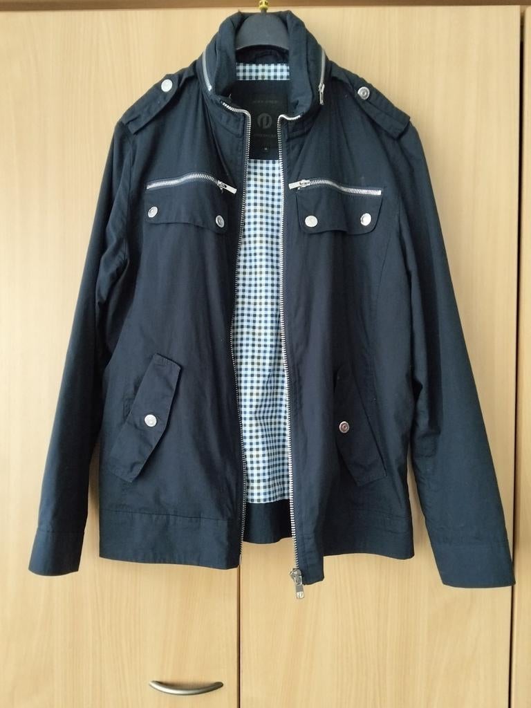 Jas tussenseizoen donkerblauw Jack&Jones Premium maat M, Ophalen of Verzenden, Maat 48/50 (M)