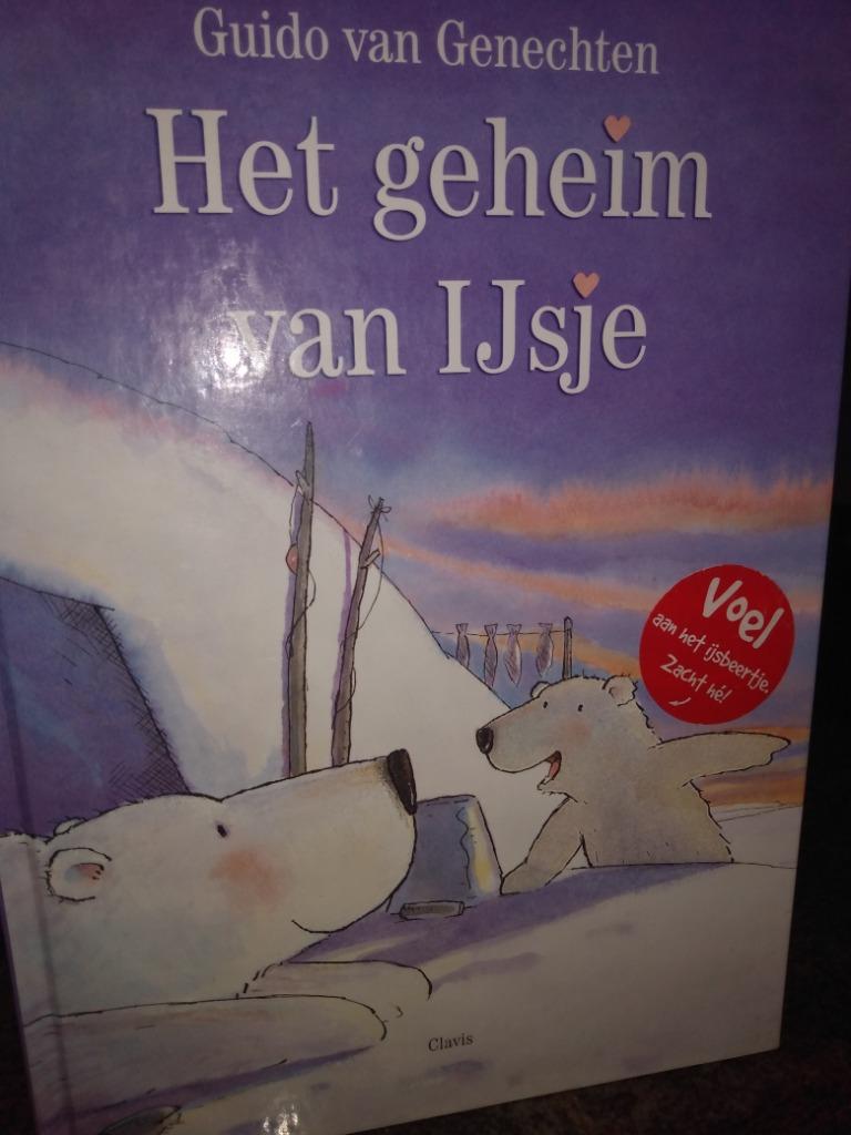 Het geheim van Ijsje, Ophalen, Zo goed als nieuw, Guido Van Genechten, Uitklap-, Voel- of Ontdekboek