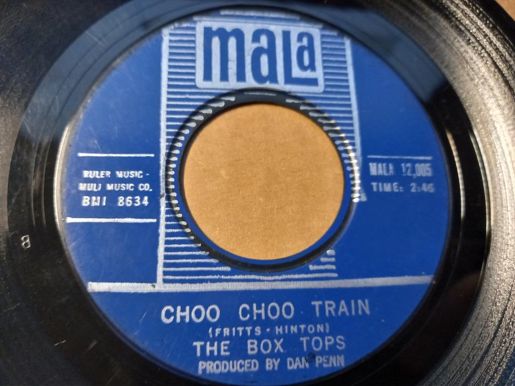 The Box Tops — Choo Choo Train / Fields Of Clover '7, CD & DVD, Vinyles Singles, Utilisé, Autres genres, Enlèvement ou Envoi