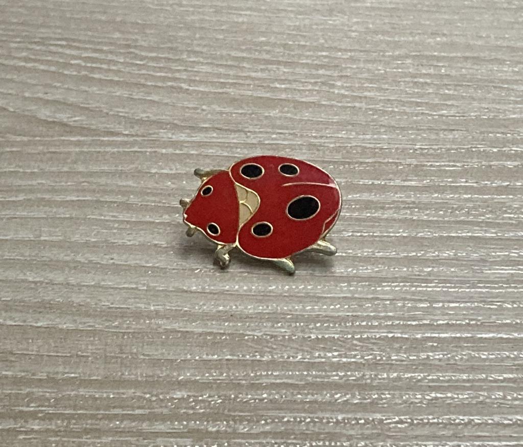 PIN - LIEVEHEERSBEESTJE - COCCINELLE - LADYBUG, Envoi, Utilisé, Animal et Nature, Insigne ou Pin's