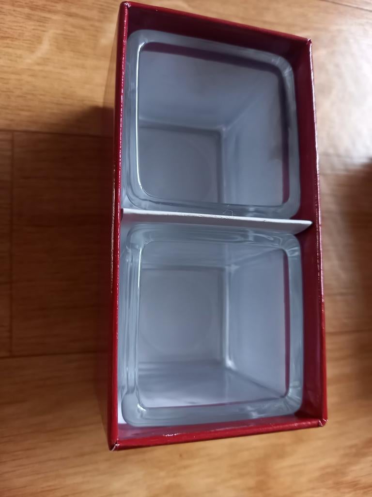 2 BOUGEOIRS EN VERRE, Enlèvement ou Envoi