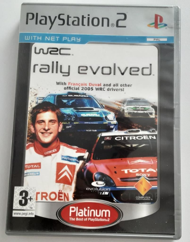 WRC Rally Evolved with François Duval PS2, Enlèvement ou Envoi, Utilisé, Course et Pilotage