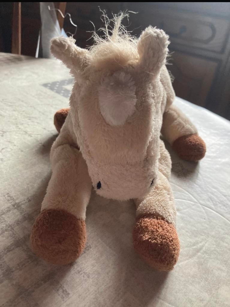 Mooi knuffelpaard met geluiden, Kinderen en Baby's, Speelgoed | Knuffels en Pluche, Ophalen of Verzenden, Zo goed als nieuw, Paard