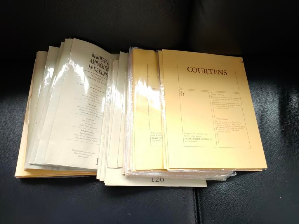 Soubry kunst prenten in envelop, Verzamelen, Ophalen of Verzenden
