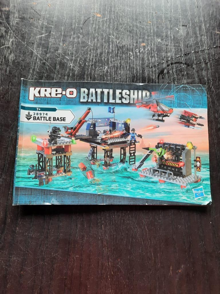 bouwdoos kre-o battleship battle base, Enlèvement, Comme neuf