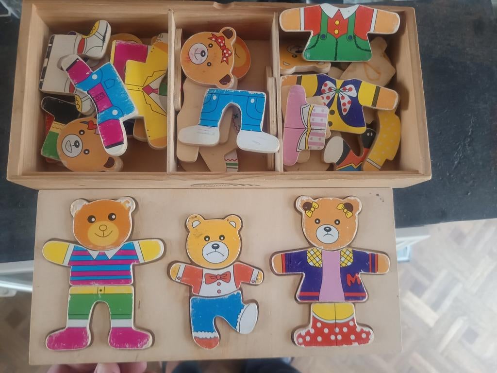 Jouet en bois durable psychomotricité pour enfant 2 à 5 ans, Enlèvement ou Envoi, Comme neuf, En bois