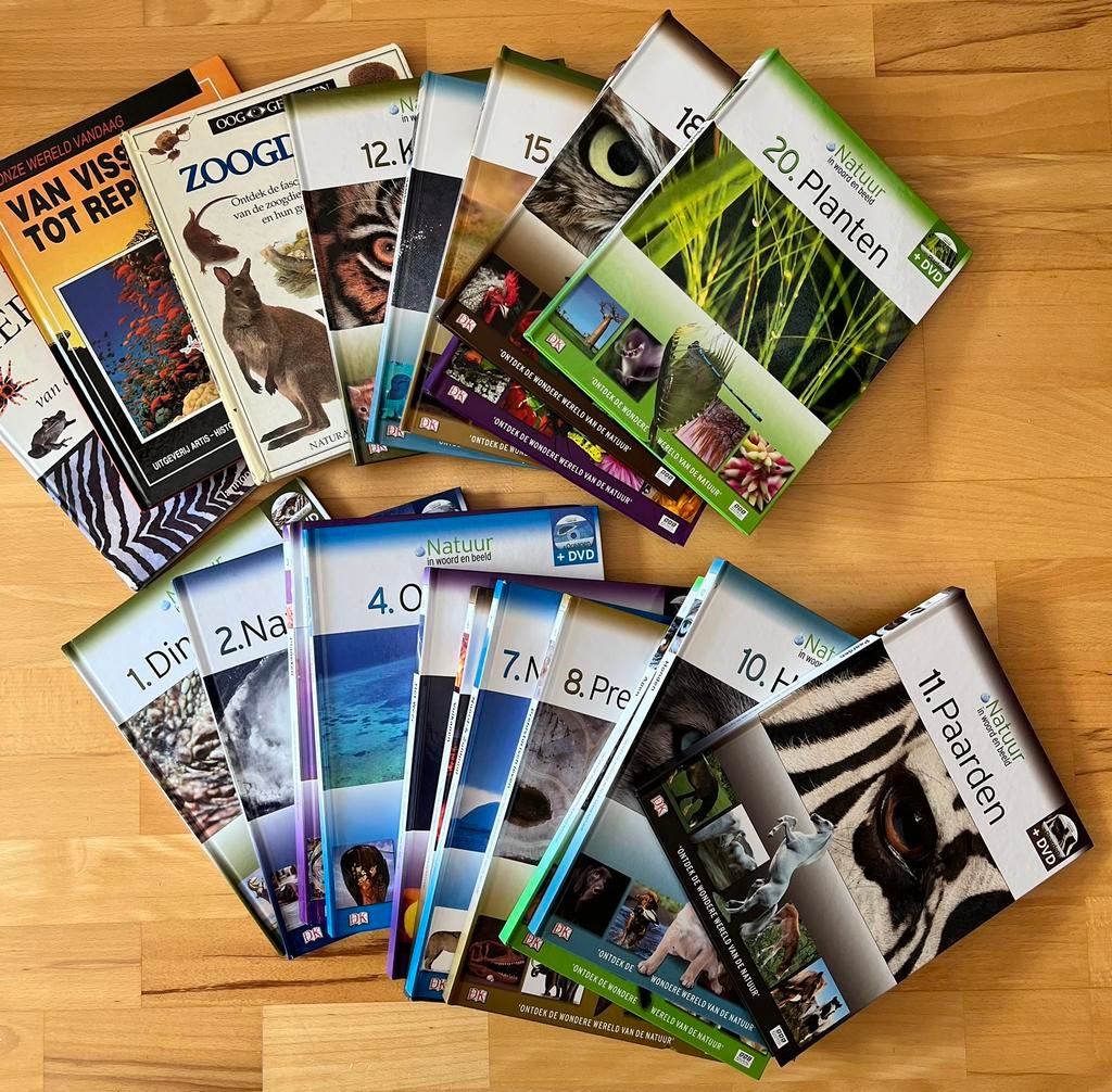 Boekenpakket natuur dieren planten collectie, Boeken, Ophalen