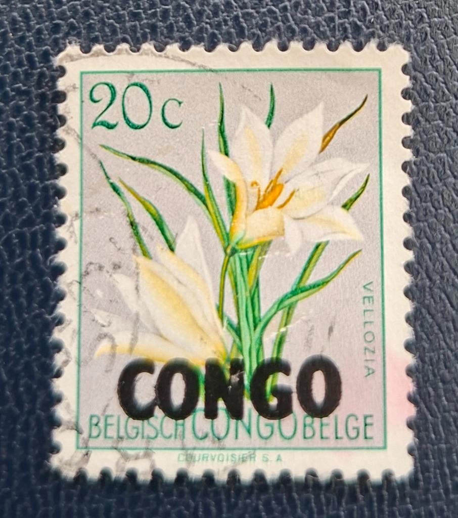 Postzegel Republiek Congo OBP 384, Ophalen of Verzenden, Overige landen, Gestempeld