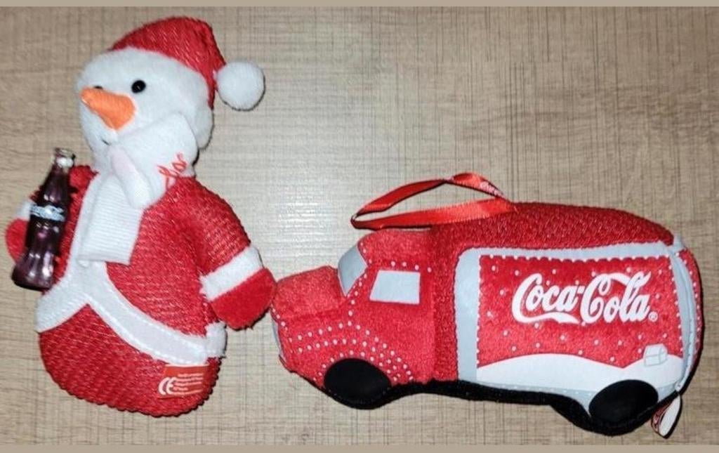 Coca-Cola sneeuwpop + vrachtwagen, Ophalen of Verzenden, Zo goed als nieuw, Overige typen