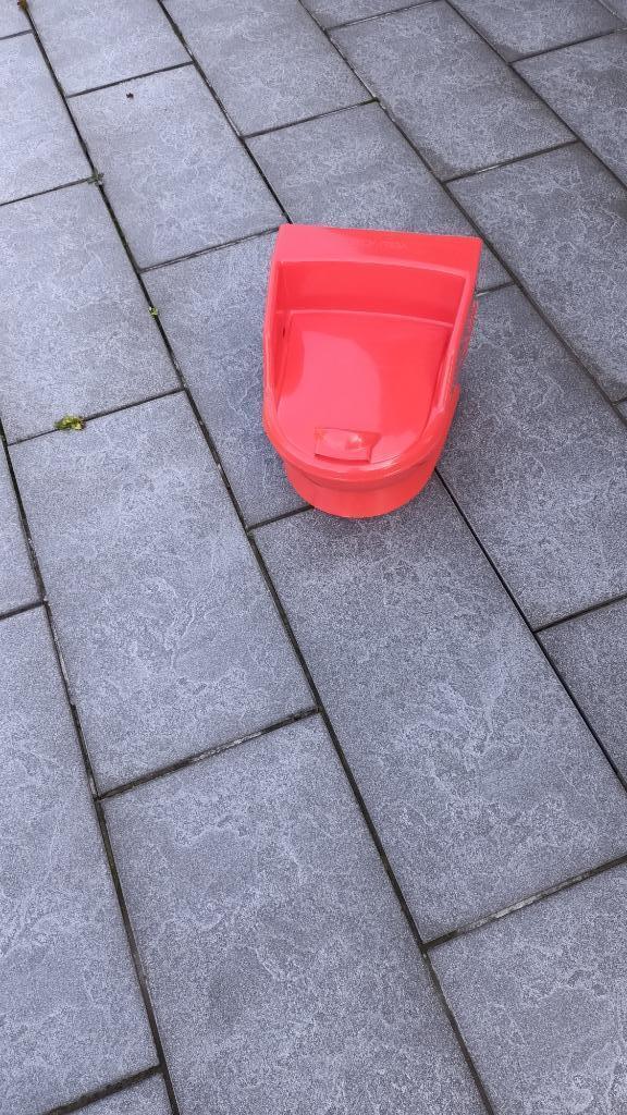 Plaspotje, Ophalen, Gebruikt