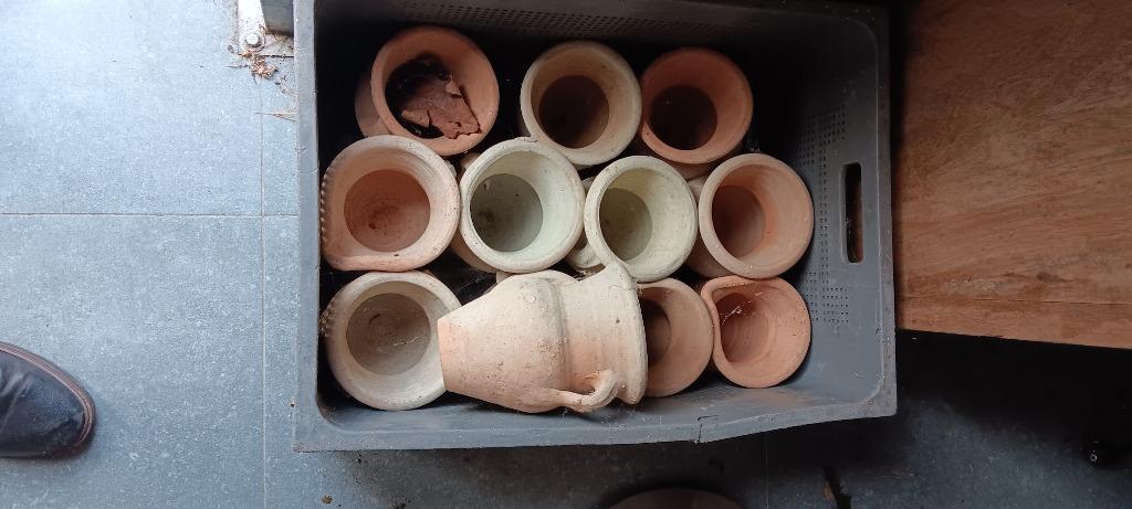 Bloemschikken originele potjes, Boeken, Ophalen, Zo goed als nieuw, Bloemschikken, Groendecoratie