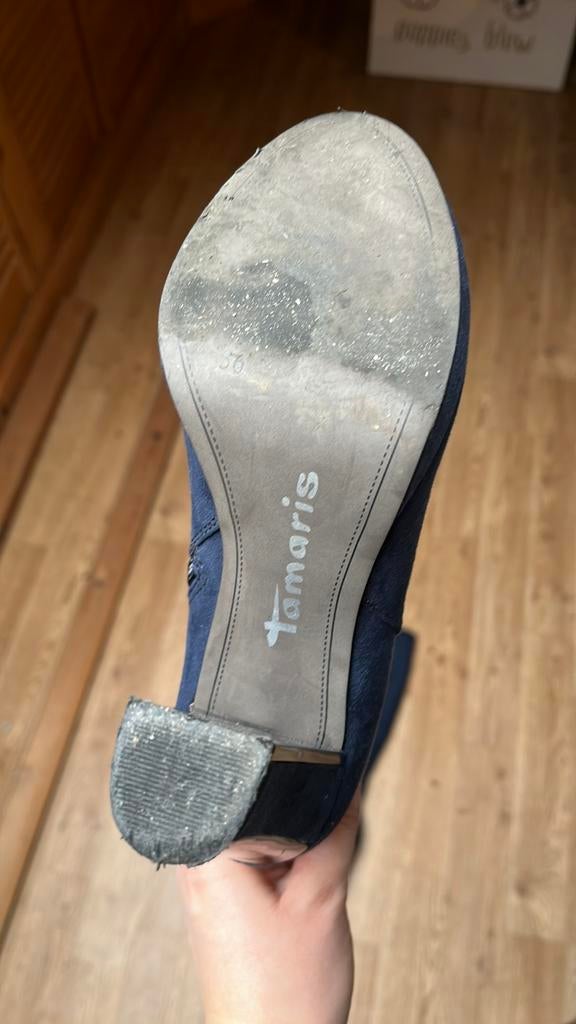 Blauwe laarzen tamaris maat 36, Kleding | Dames, Schoenen, Hoge laarzen, Blauw, Gedragen, Ophalen