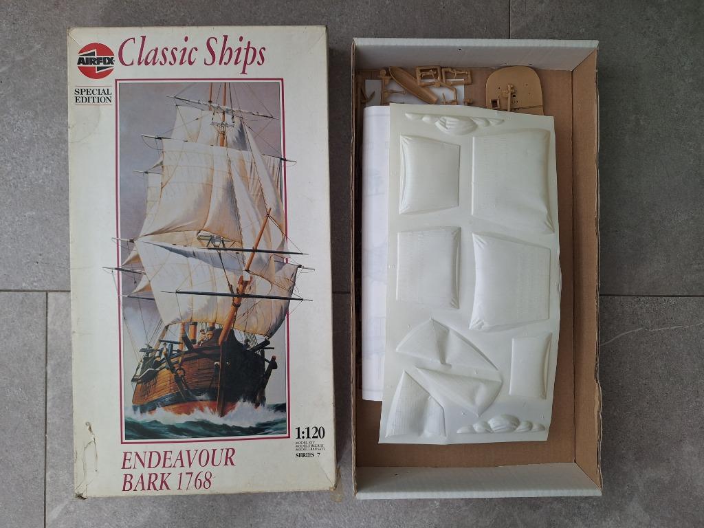Airfix Endeavour Bark 1768, Hobby en Vrije tijd, Modelbouw | Boten en Schepen, Ophalen, Airfix
