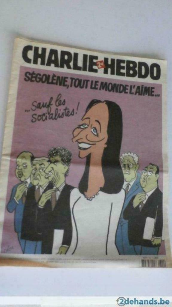Charlie Hebdo N°740 Ségolène tout le monde l'aime sauf les s, Ophalen of Verzenden, Gelezen, Overige typen