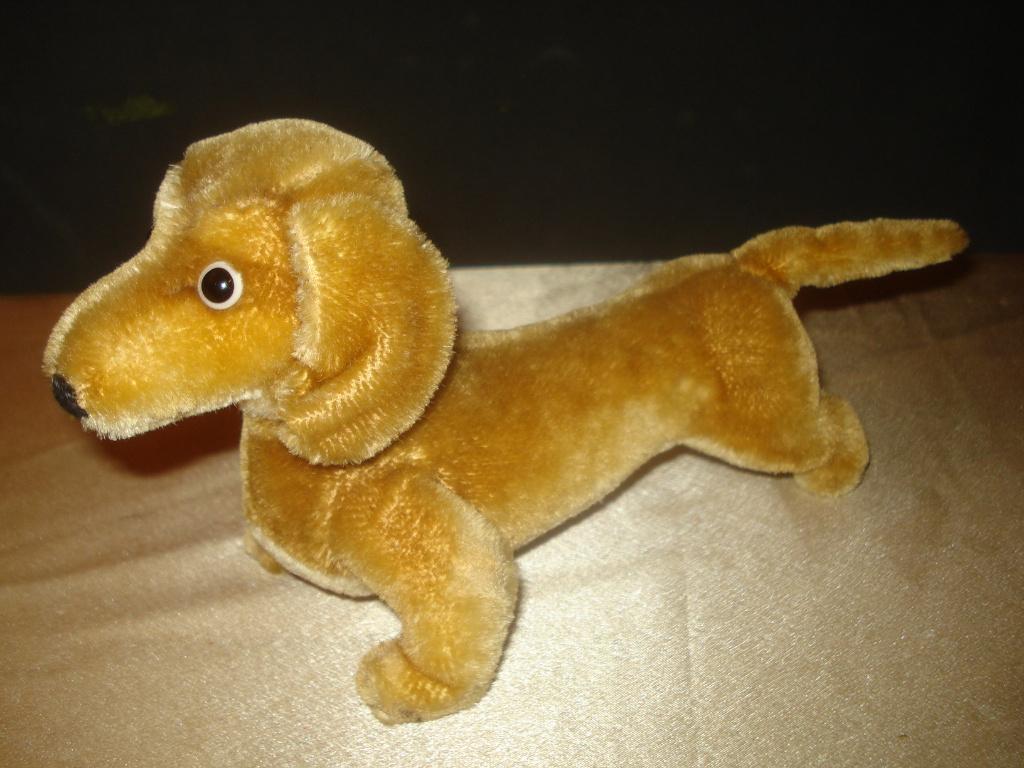 STEIFF Ancien Teckel Hexie 27 cm Années 60-70 Très Bon Etat, Verzamelen, Beren en Cherished Teddies, Zo goed als nieuw, Overige typen