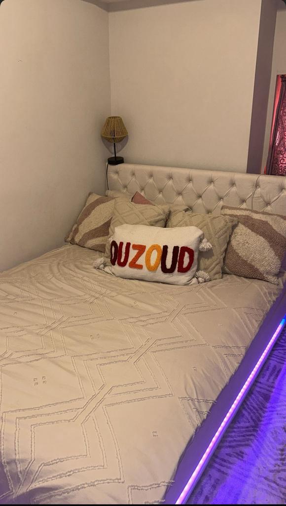 Lit double etat quasi neuf 250€, Enlèvement, Utilisé, Deux personnes