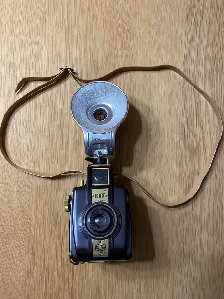 Bilora Boy-camera uit de jaren 50, Ophalen of Verzenden, 1940 tot 1960, Fototoestel