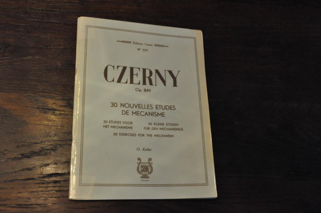 * bladmuziek Czerny, Ophalen of Verzenden