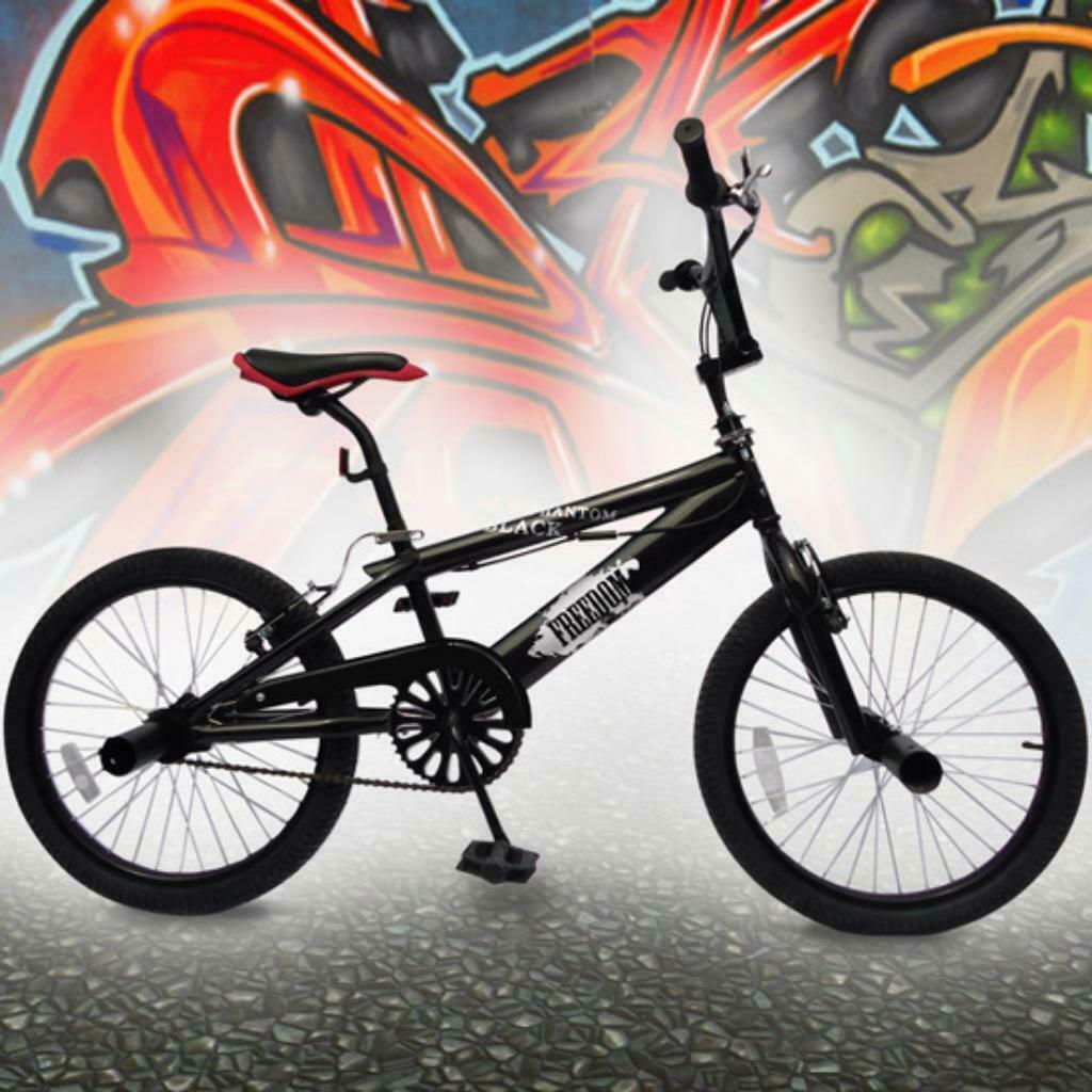 BMX Stuntfiets Mountainbike Black Phantom Weekaanbieding!!!, Fietsen en Brommers, Fietsen | Crossfietsen en BMX, Nieuw, Aluminium