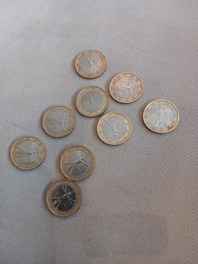 Euromunt Leonardo da vinci, Postzegels en Munten, Munten | Europa | Euromunten, Ophalen of Verzenden, 1 euro