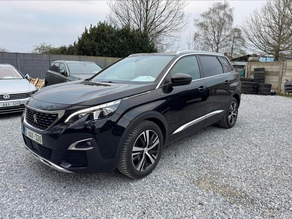 PEUGOT 5008 GT LINE 1500 DCI 130 PK FULL OPTIONS PANO, Auto's, Peugeot, 4 cilinders, Leder en Stof, Diesel, Particulier