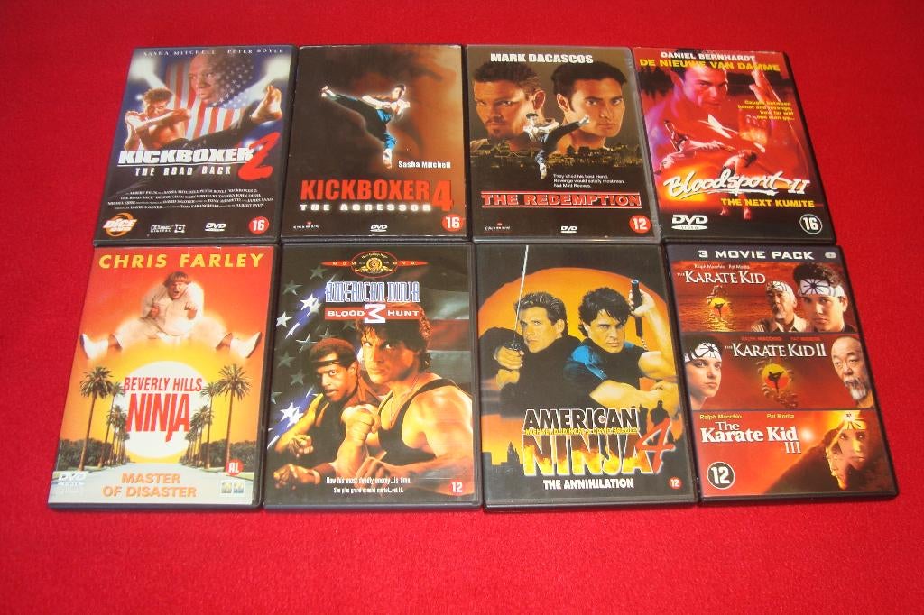 45 actie dvd's, Ophalen of Verzenden, Actie