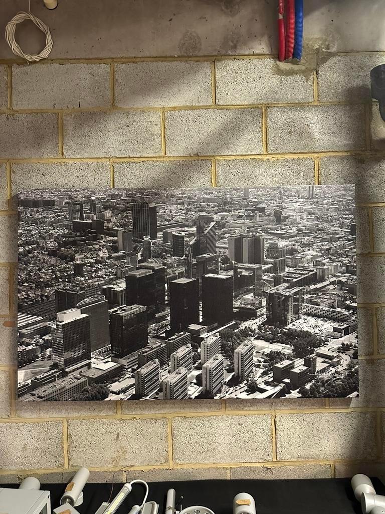 Alexandre Laurent Vue Aérienne de Bruxelles Quartier Nord, Enlèvement ou Envoi