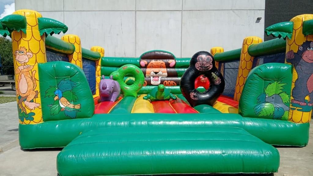 springkasteel Jungle speelbed, Ophalen, Gebruikt