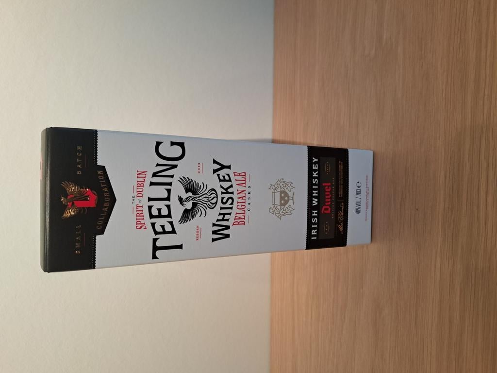 Teeling whiskey Duvel 46% 70 cl
Batch #1 2022, Verzamelen, Ophalen, Nieuw, Flesje(s), Duvel