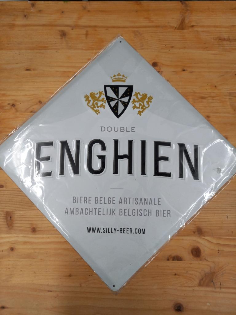 Bierreclame Enghien - Metaal, Ophalen of Verzenden, Nieuw, Reclamebord, Plaat of Schild, Overige merken