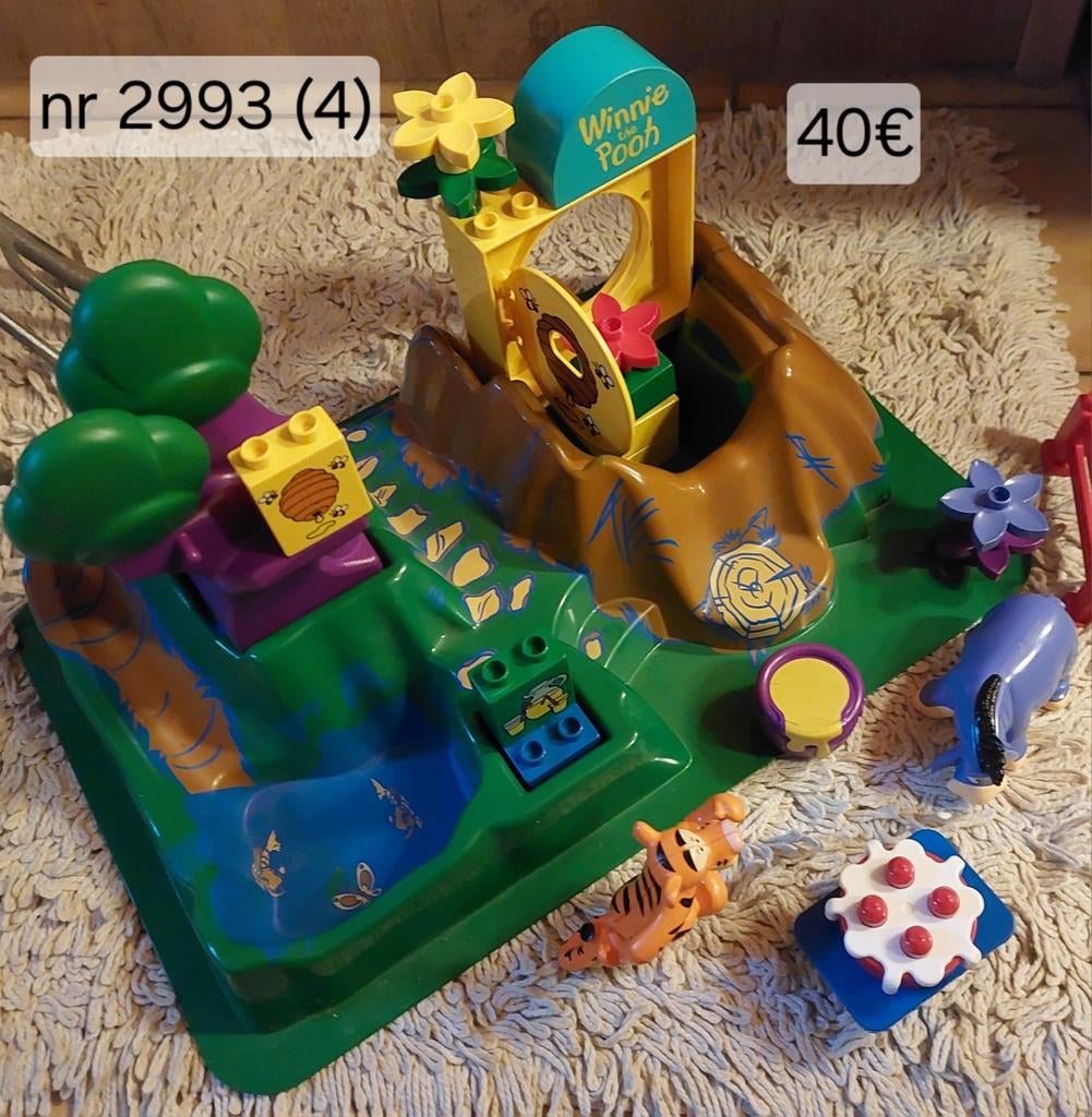 Lego duplo  Winnie, tijgertje set nr 2993, Ophalen of Verzenden, Zo goed als nieuw, Duplo
