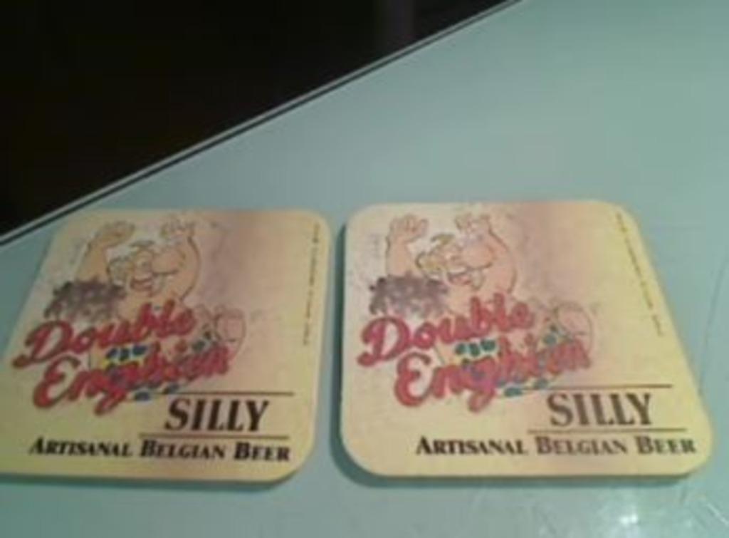 Sous-Bock Brasserie de Silly, dubbel Edingen., Verzamelen, Ophalen, Gebruikt, Viltje(s)
