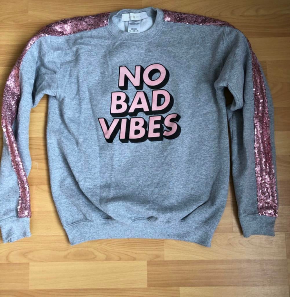 Grijze sweater maat XL, Ophalen of Verzenden, Gebruikt, Meisje, Trui of Vest