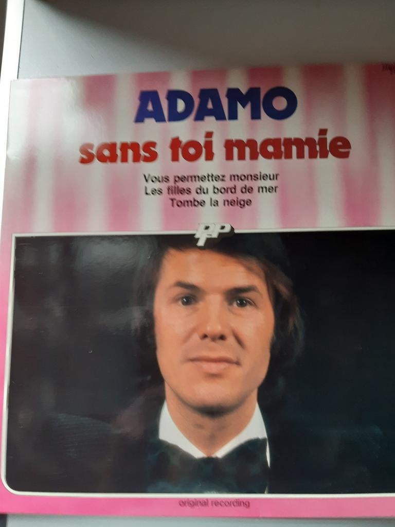 LP ADAMO (Sans toi Mamie), Ophalen of Verzenden, Zo goed als nieuw