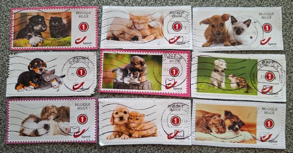 Timbres belges Timbres thématiques, Enlèvement ou Envoi, Affranchi