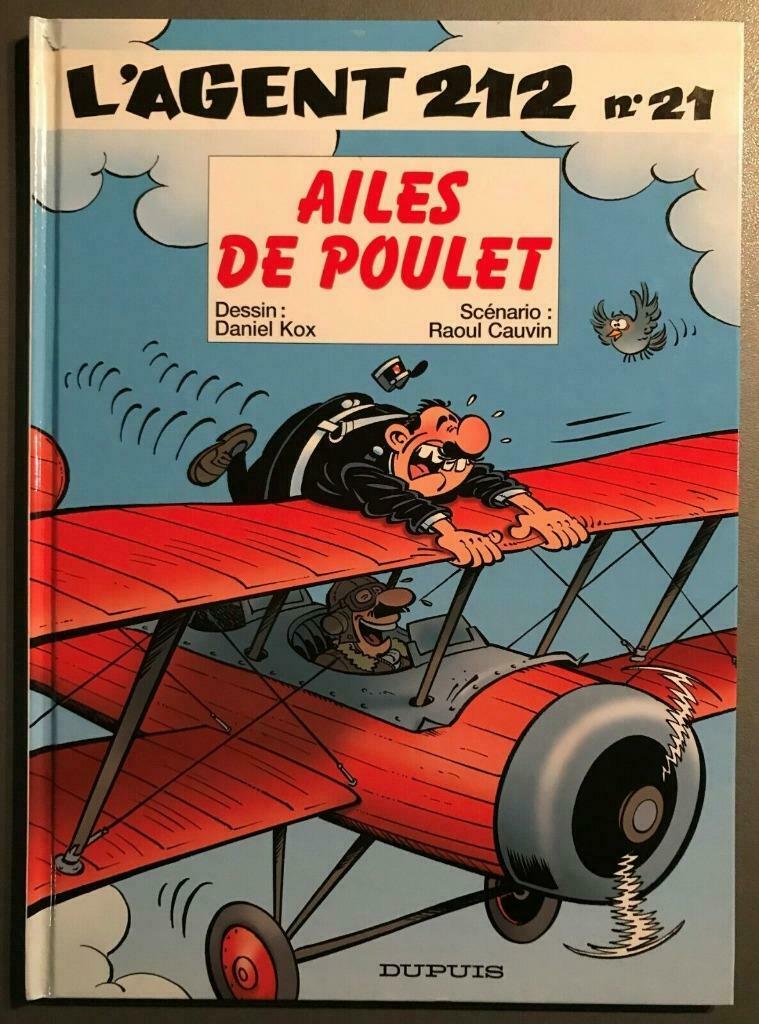 B.D. "L'agent 212 N°21 : Ailes de poulet" 2000 *, Daniel Kox - Raoul Cauvin, Enlèvement ou Envoi, Une BD, Utilisé