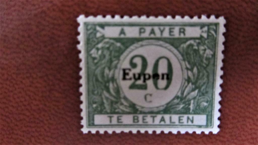 VAR.BELGIË- BEZETTINGSZEGEL NR. 103 V* -GEBROKEN E IN EUPEN, Timbres & Monnaies, Timbres | Europe | Belgique, Enlèvement ou Envoi