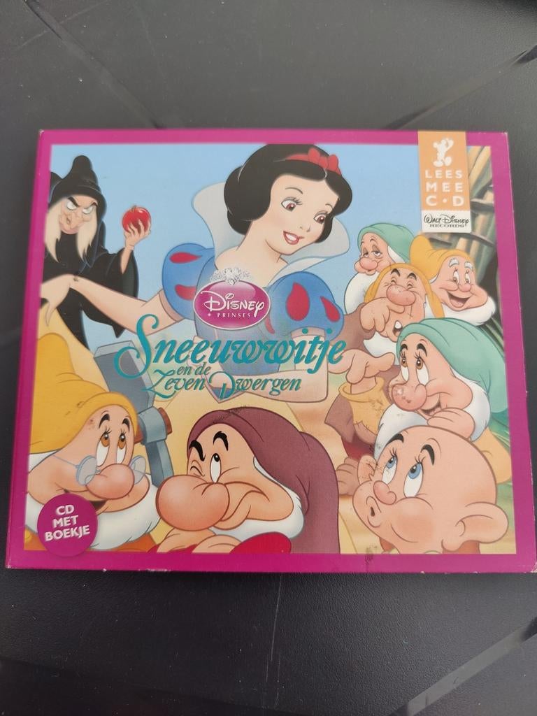 Sneeuwwitje en de zeven Dwergen lees mee CD, Cd's en Dvd's, Ophalen of Verzenden, Zo goed als nieuw