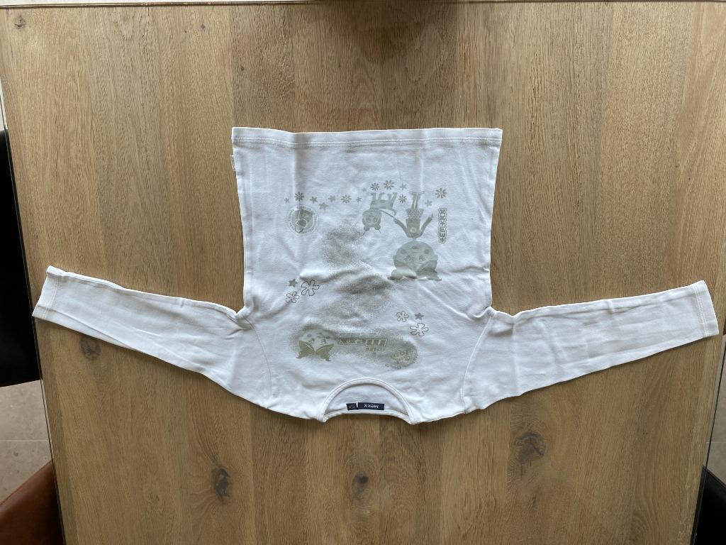Mexx witte longsleeve maat 110/116, Kinderen en Baby's, Kinderkleding | Maat 110, Mexx, Gebruikt, Meisje, Ophalen of Verzenden