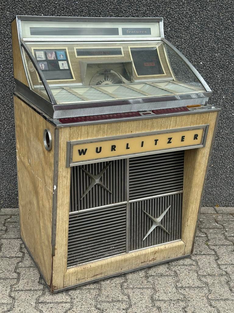 JUKEBOX: Wurlitzer model 2900 blonde uitvoering, Ophalen, Zo goed als nieuw, 1950 tot 1960, Wurlitzer