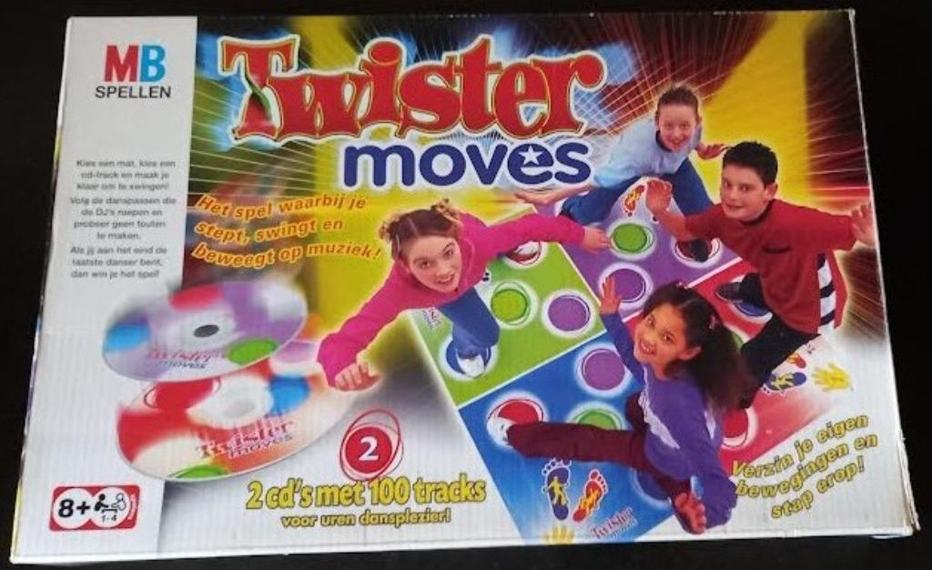 spel Twister Moves, Hobby en Vrije tijd, Gezelschapsspellen | Bordspellen, Zo goed als nieuw, Ophalen of Verzenden