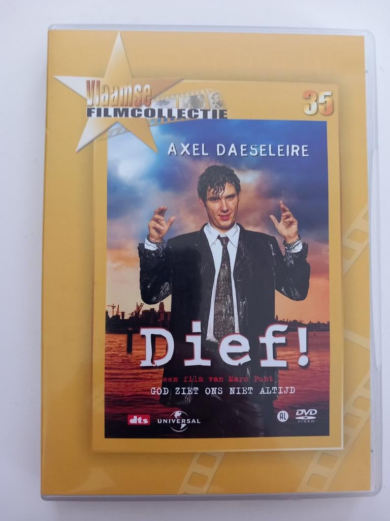 Dvd Dief met Axel Daeseleire (Vlaamse Film), Ophalen of Verzenden, Zo goed als nieuw, Film