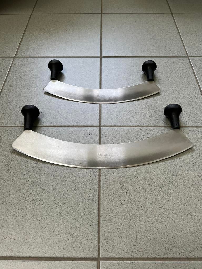 Wiegemes professioneel merk Triangle., Huis en Inrichting, Keuken | Bestek, Gebruikt, Inox of Chroom, Ophalen
