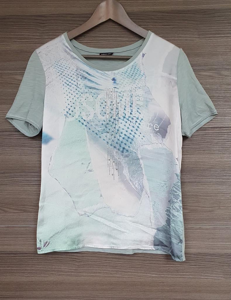 Kleurrijke t-hirt, maat 38, Barbara Lebek, Verzenden, Zo goed als nieuw, Maat 38/40 (M)