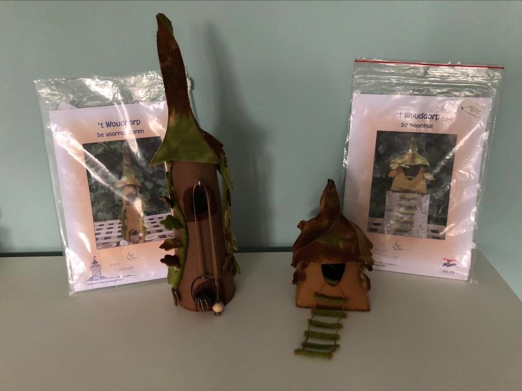 Atelier Tintangel thema Wouddorp de voorraadtoren en boomhut, Hobby en Vrije tijd, Vilt, Ophalen of Verzenden, Nieuw, Overige typen