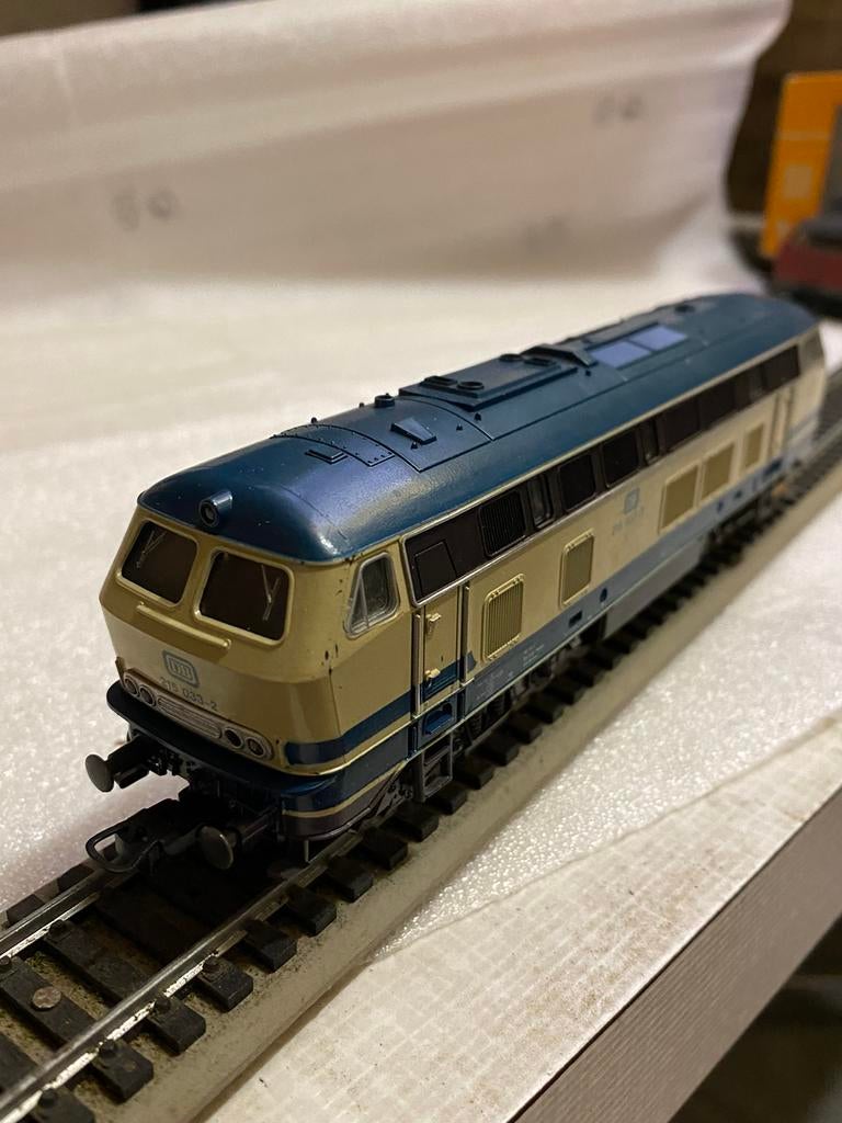 Loco DB - Diesel V215 - ROCO4151, Comme neuf, Courant continu, Locomotive, Roco