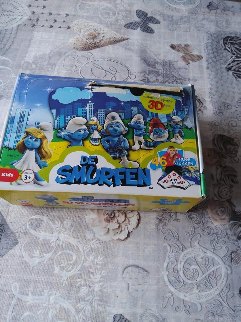 Les Schtroumpfs puzzle 3d grande pièces pour sol, Collections, Schtroumpfs, Enlèvement ou Envoi, Utilisé, Autres types