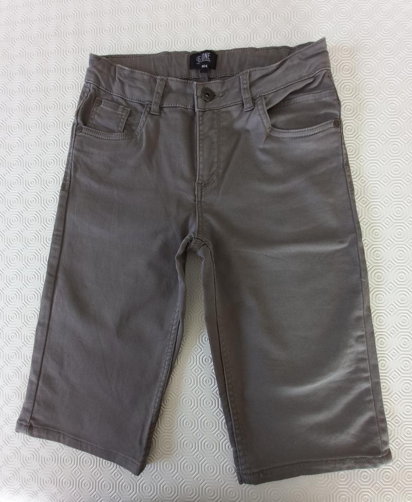 Bermuda grijs, merk: S-One, maat 164, Ophalen of Verzenden, Zo goed als nieuw, Jongen, Broek