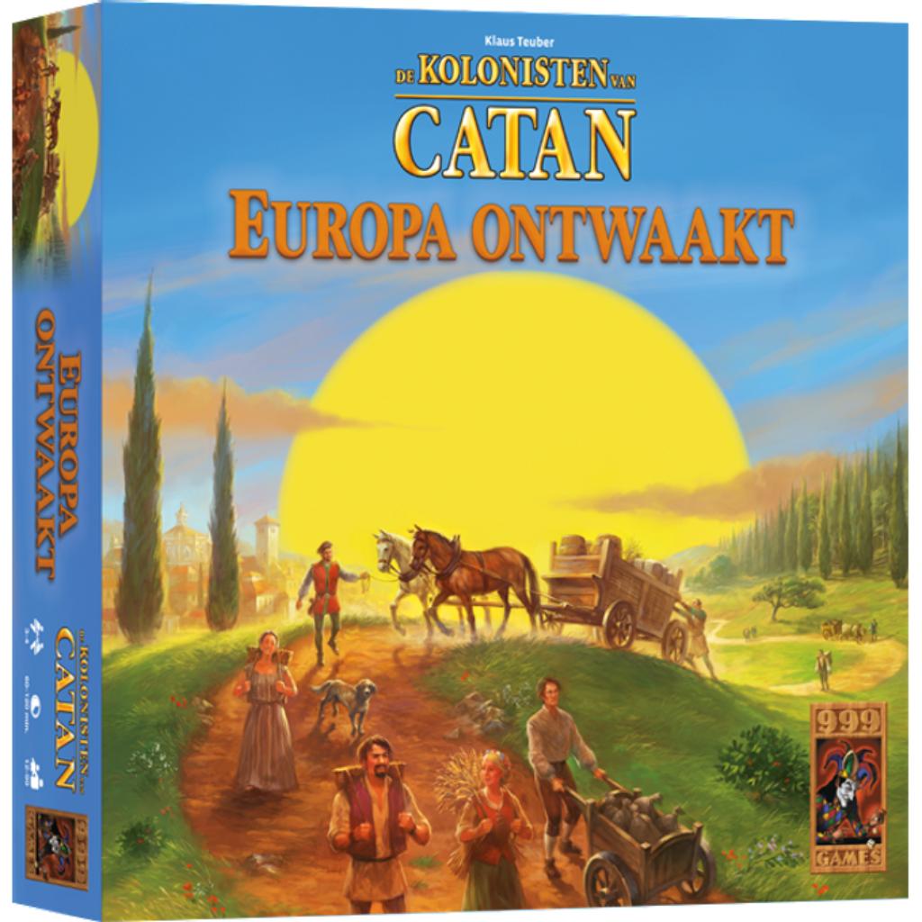Kolonisten van CATAN Europa Ontwaakt - zeldzame nieuwstaat, Een of twee spelers, Ophalen of Verzenden, Zo goed als nieuw, 999 Games