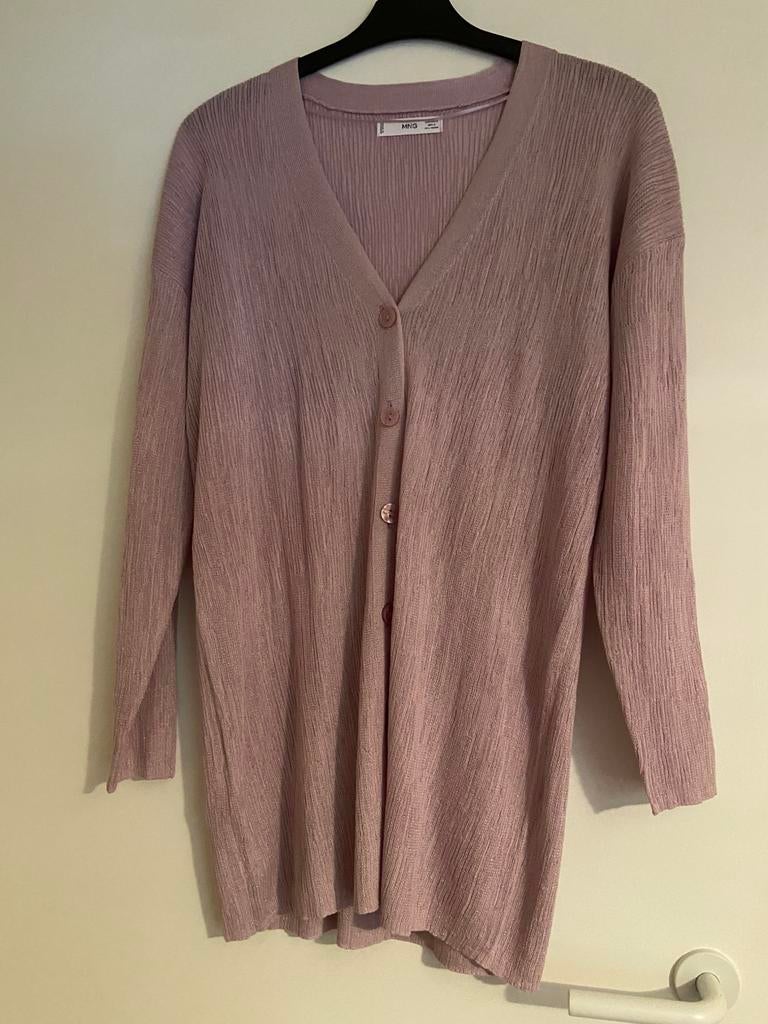Cardigan lilas pour femme, Neuf, Taille 38/40 (M), Mango, Enlèvement ou Envoi